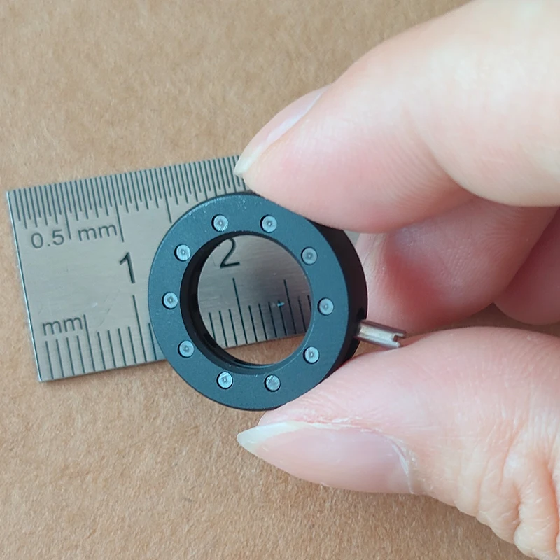 1-12mm Zoom Optical Iris Diaphragm Module Adjustable Manual Aperture Optional for Microscope Camera Laser