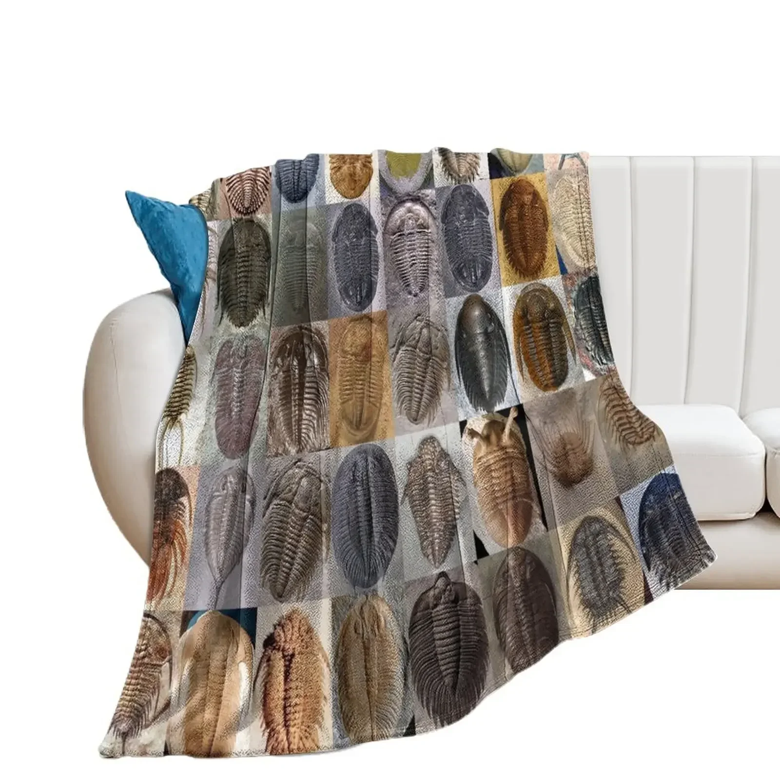 

Trilobites Throw Blanket decorative Flannels Luxury Thicken funny gift Blankets