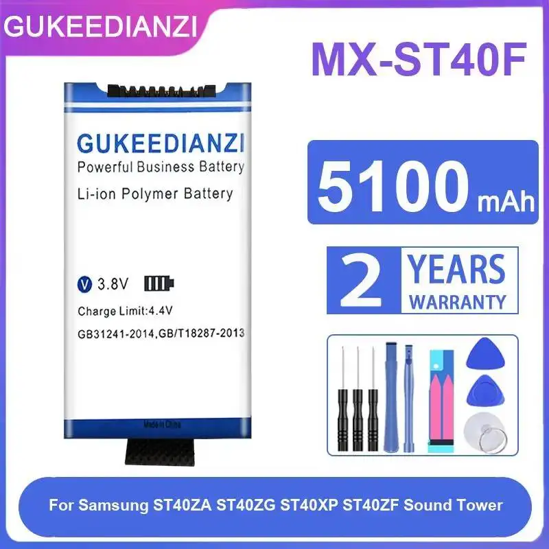 For Samsung ST40ZA ST40ZG ST40XP ST40ZF Sound Tower 5100mAh MX-ST40F Portable Party Speaker Battery Reliable Power High Capacity