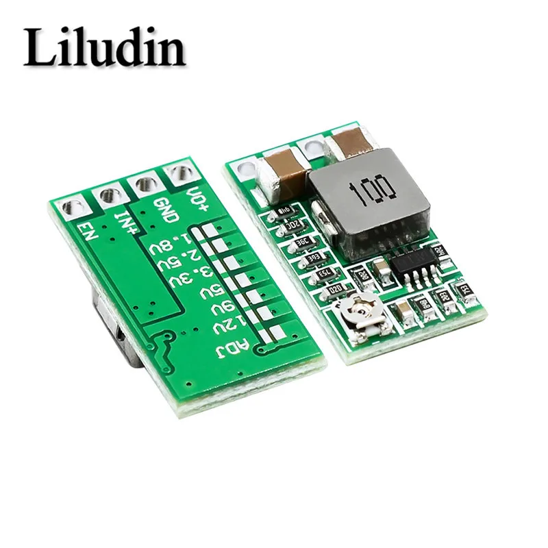 Mini DC-DC 12-24V To 5V 3A Step Down Power Supply Module Voltage Buck Converter Adjustable 97.5% 1.8V 2.5V 3.3V 5V 9V 12V