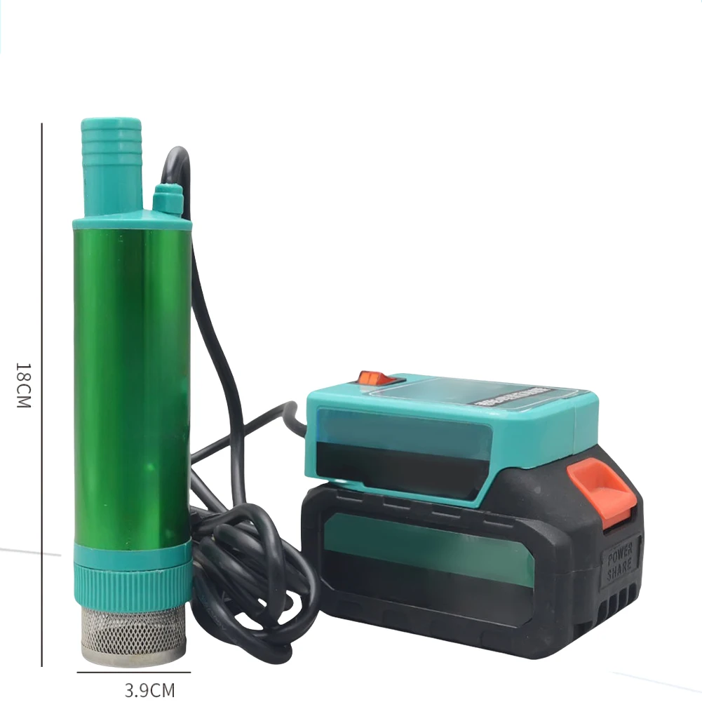 Bomba de batería de litio para batería Dayi, transferencia de combustible, agua y aceite inalámbrica de 38mm con caudal de 30 a 50 litros por minuto