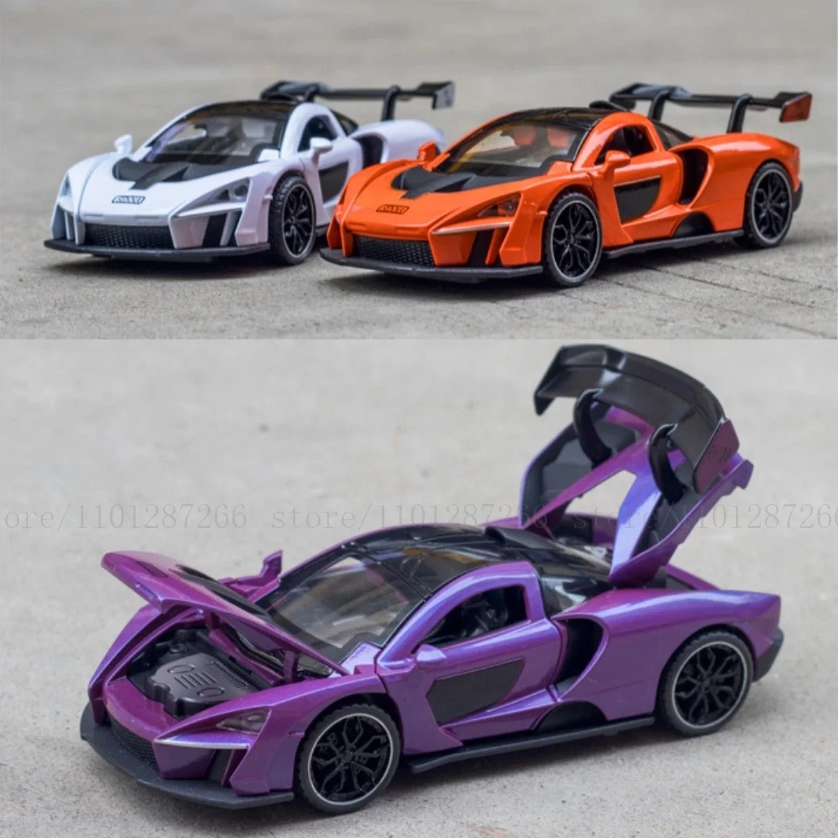 Escala 1:32 pagani huayra dinastia pullback carro brinquedo com luzes som do motor, metal diecast carro audi modelo presente criança menino brinquedo