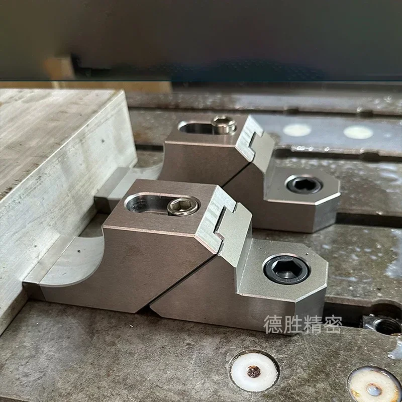 M10 CNC Side Fixture Workholding Fixturing OK Multi-function Anti Warping Station Vice Frog Clamps Flat End Bench Vice Fixturing
