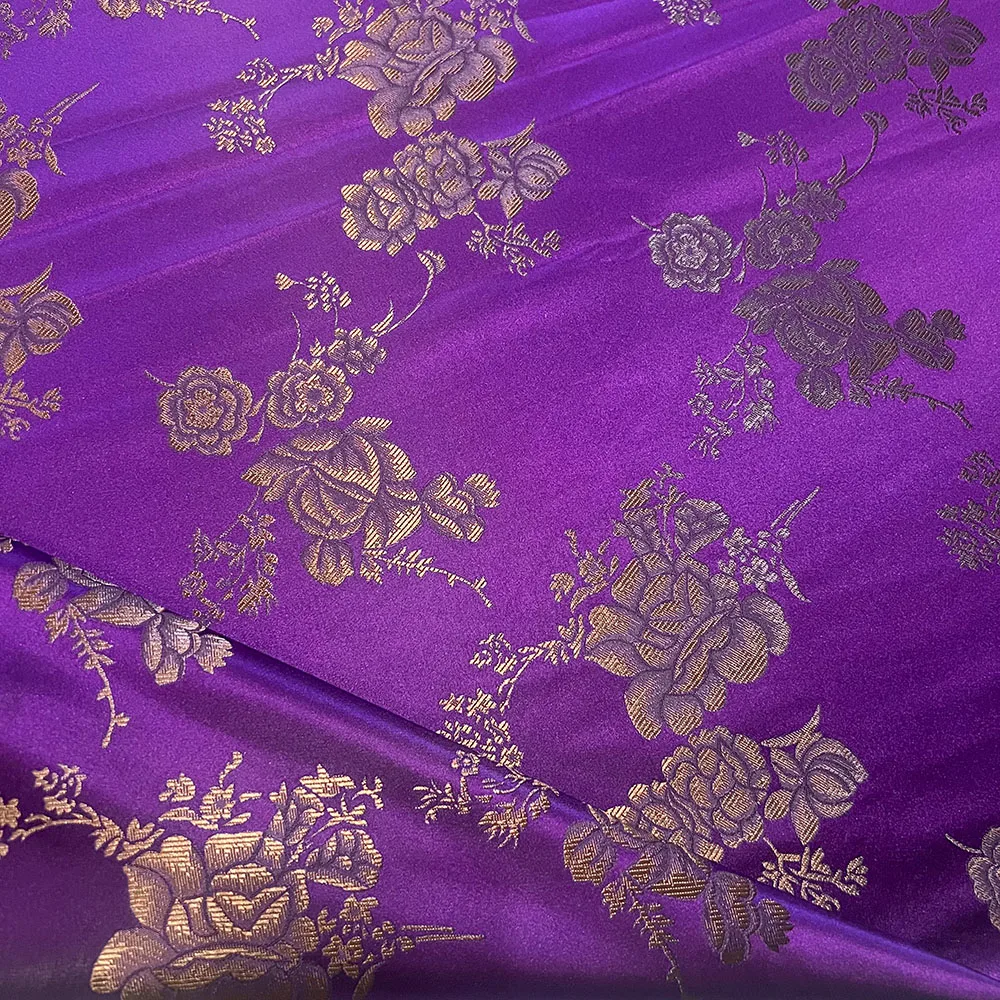 الدمشقي الساتان الديباج الجاكار النسيج خمر الأزهار الوريد للخياطة معطف الستار مفرش المائدة وسادة أريكة وتنورة الملابس