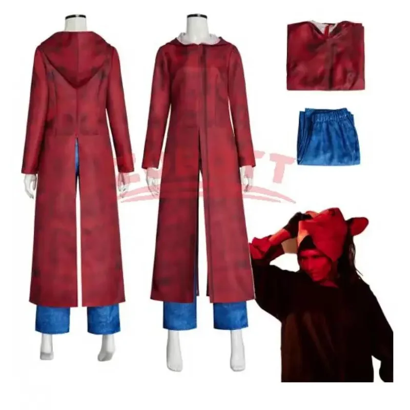 Saw Ghost Amanda Cartwright Halloween cosplay traje com capuz robe calças conjunto traje de festa de carnaval