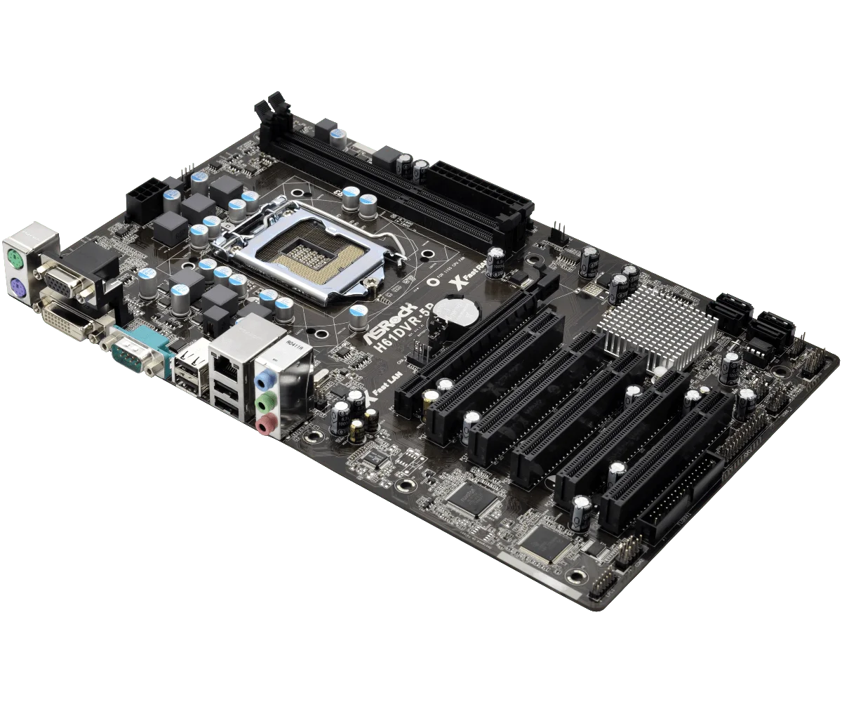 ASROK H61DVR-5P اللوحة LGA1155 DDR3 إنتل H61 دعم i7-2700K i5-3550 i5-3470 i7-3770 وحدة المعالجة المركزية DDR3 16GB ATX