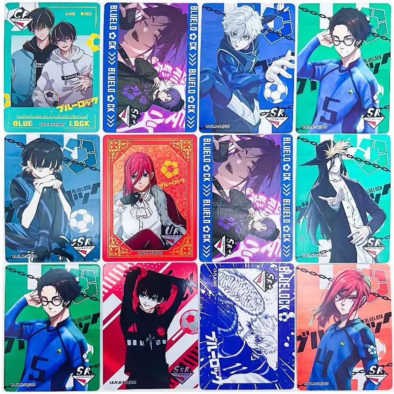 Novo cartão de coleção de bloqueio azul wink cartão de bloqueio azul cartão de cauda de fada anime japonês personagem de desenho animado periférico presentes para crianças