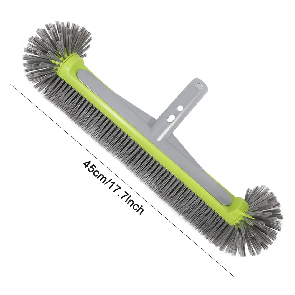 Swimming Pool Brush Durable Pool Floor Wall Cleaning Tool Pool Broom Algae Remover Scrubber Cleaning Brush Head Cleaner Tool