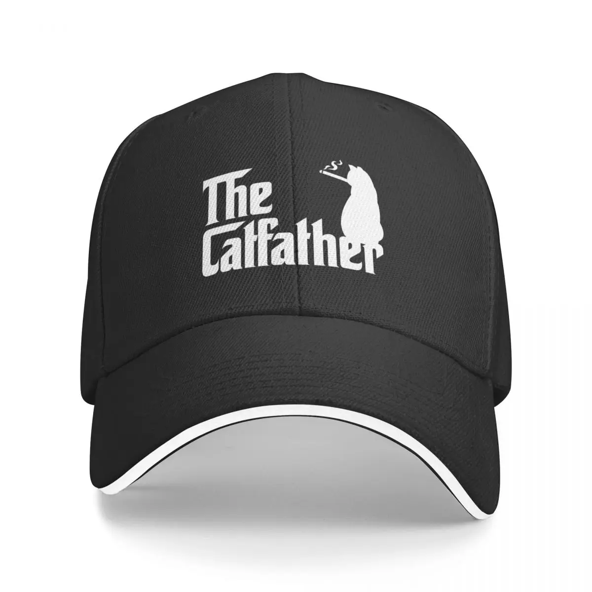 

The Catfather l Funny Cat Dad l Father's Day Baseball Cap Rave Beach Bag Luxury Cap fishing hat Men's Hats Women's