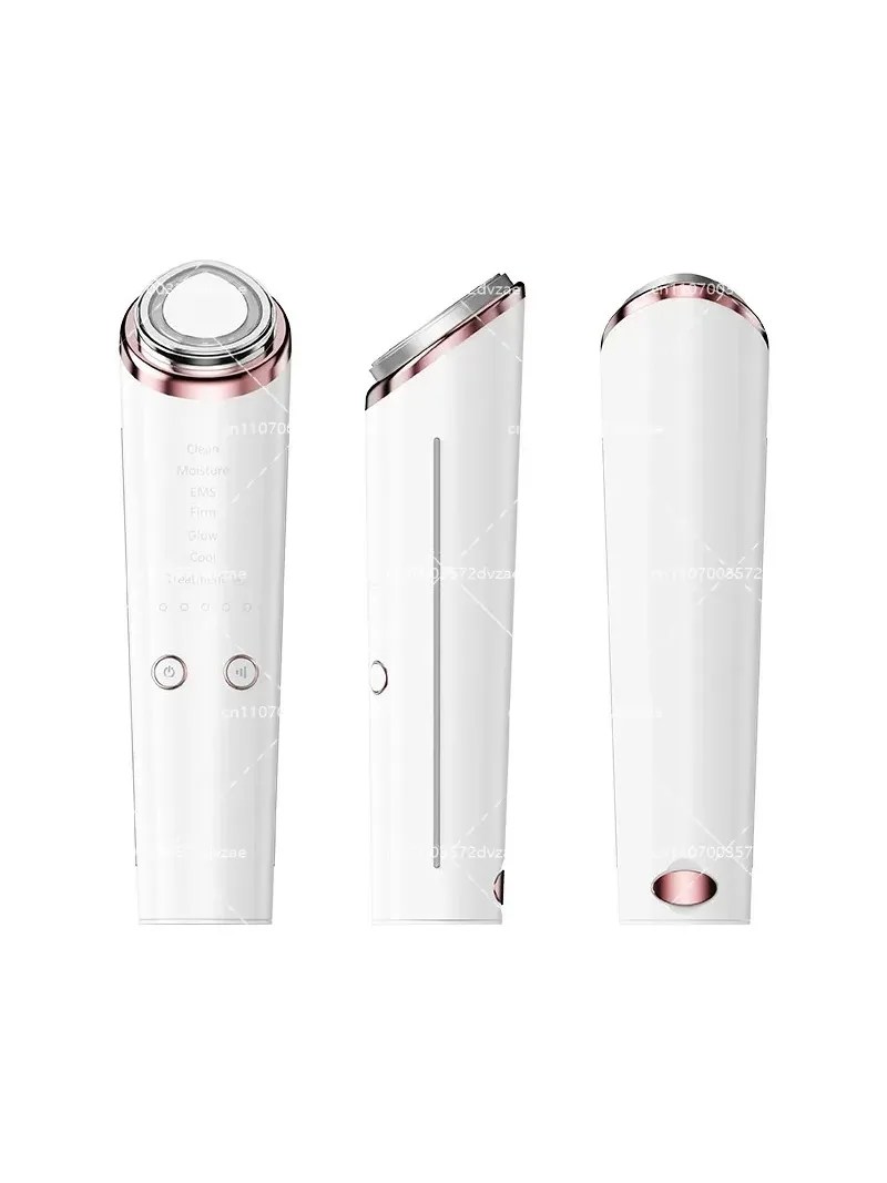 6 In 1 Hot Cold Face Neck Lifting Massager Skin Care Machine For Tightening Anti Wrinkle