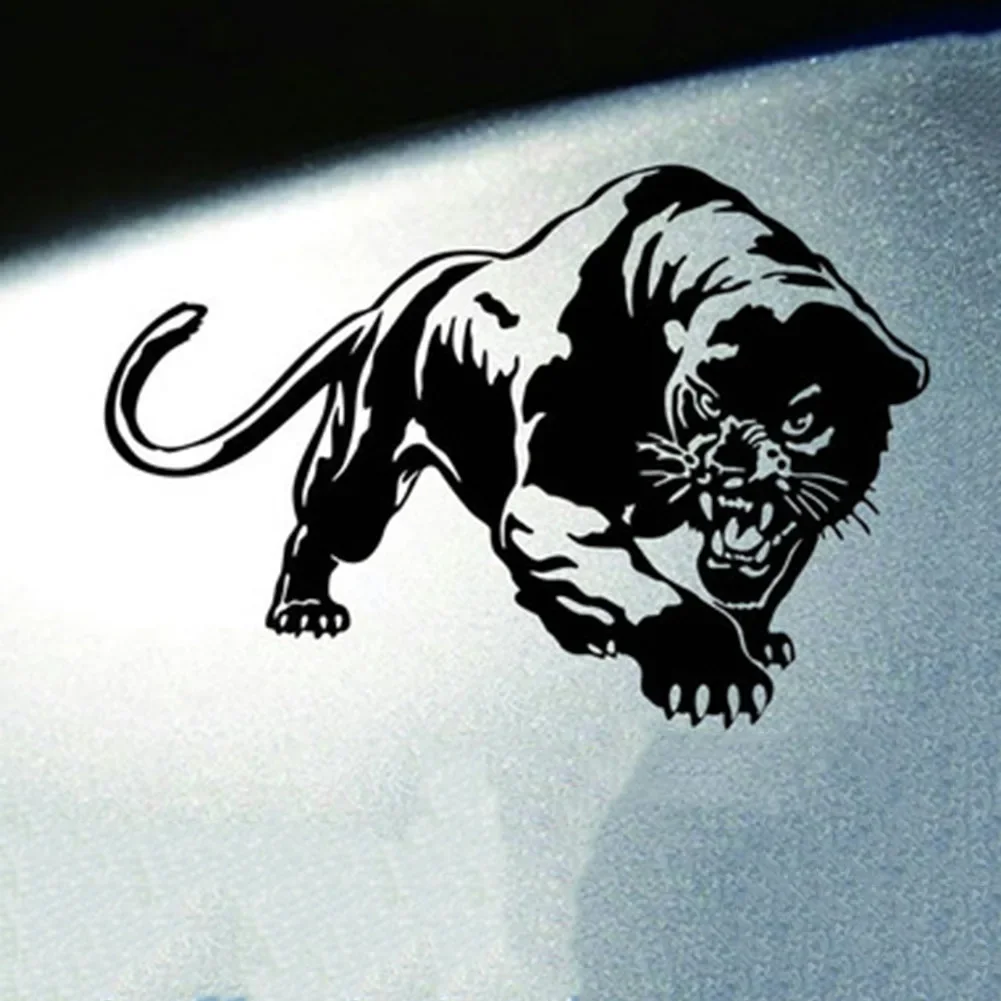 Di alta qualità Fiery Wild Panther Hunting Car Body Decal adesivi per auto decorazioni per moto impermeabili e protezione solare, 20CM * 30CM