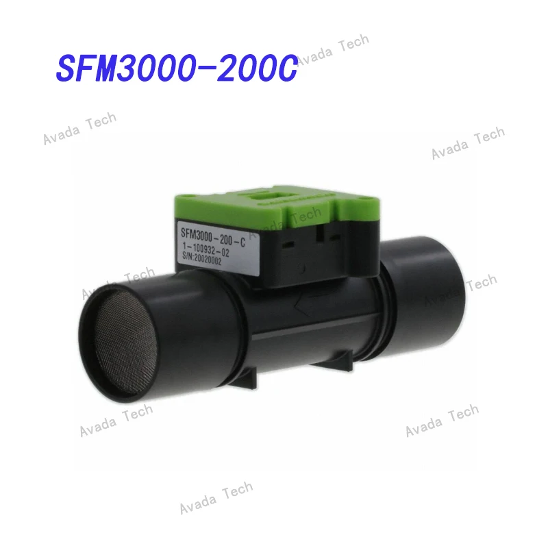 SFM3000-200C Low Pressure Drop Digital Flow Meter Gas Flow Sensor 0 ~ 1.25 mbar Male, 0.8661