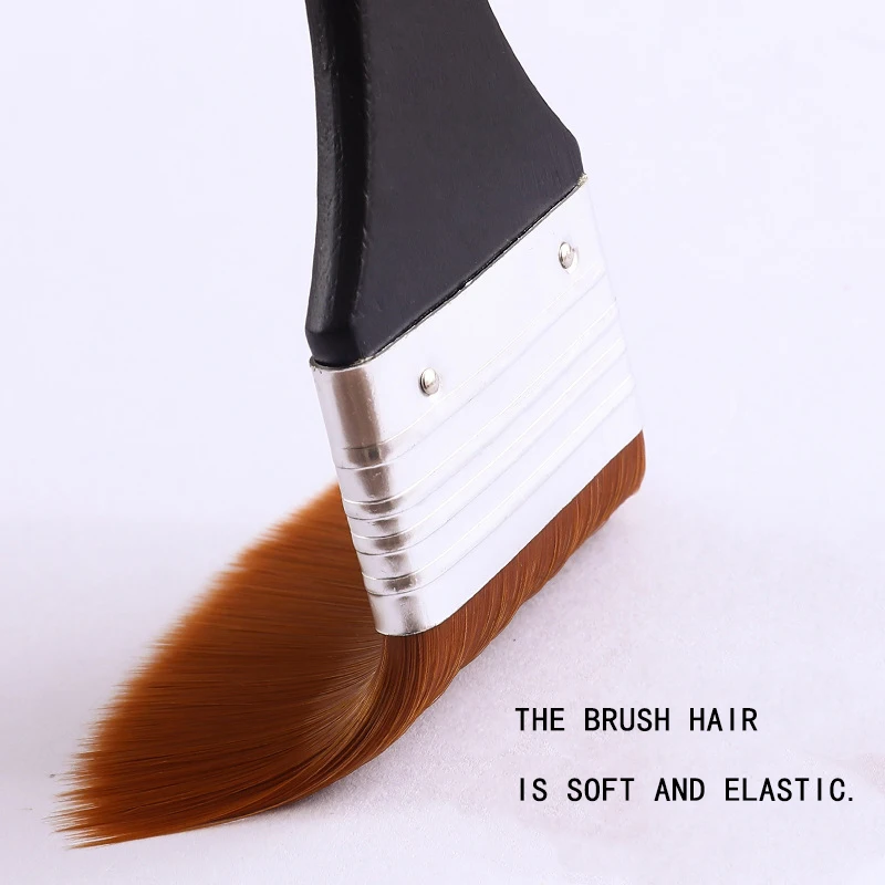 25pcs High-Quality Professional Artist Paint Brush Set - Various Shapes Including Round, Filbert, Flat & Angular for Oil, Acry