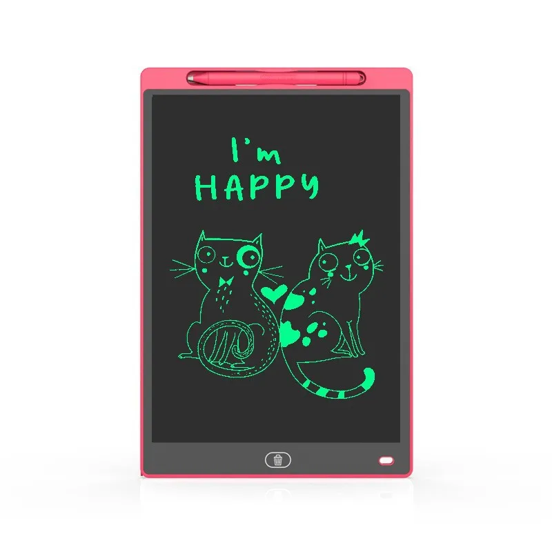 12インチ描画タブレットLCDライティングボード、デザイン用グラフィック電子ノート、お絵かき用マジックタブレット、おもちゃギフト ﻿
