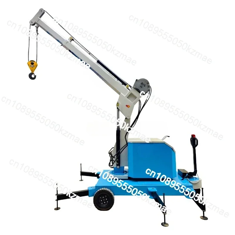 

Компактный электрический мобильный кран грузоподъемностью 1-3 тонны, портативный складной кран для легкой строительной и мастерской работы