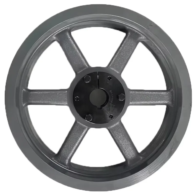 Free energy generator cast iron flywheel pulley V-type pulley
