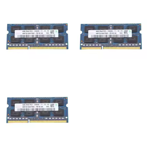 3X For Hynix DDR3 4GB Laptop RAM Memory 1600Mhz PC3 12800 2RX8 1.5V 16 IC SODIMM Memory Only For