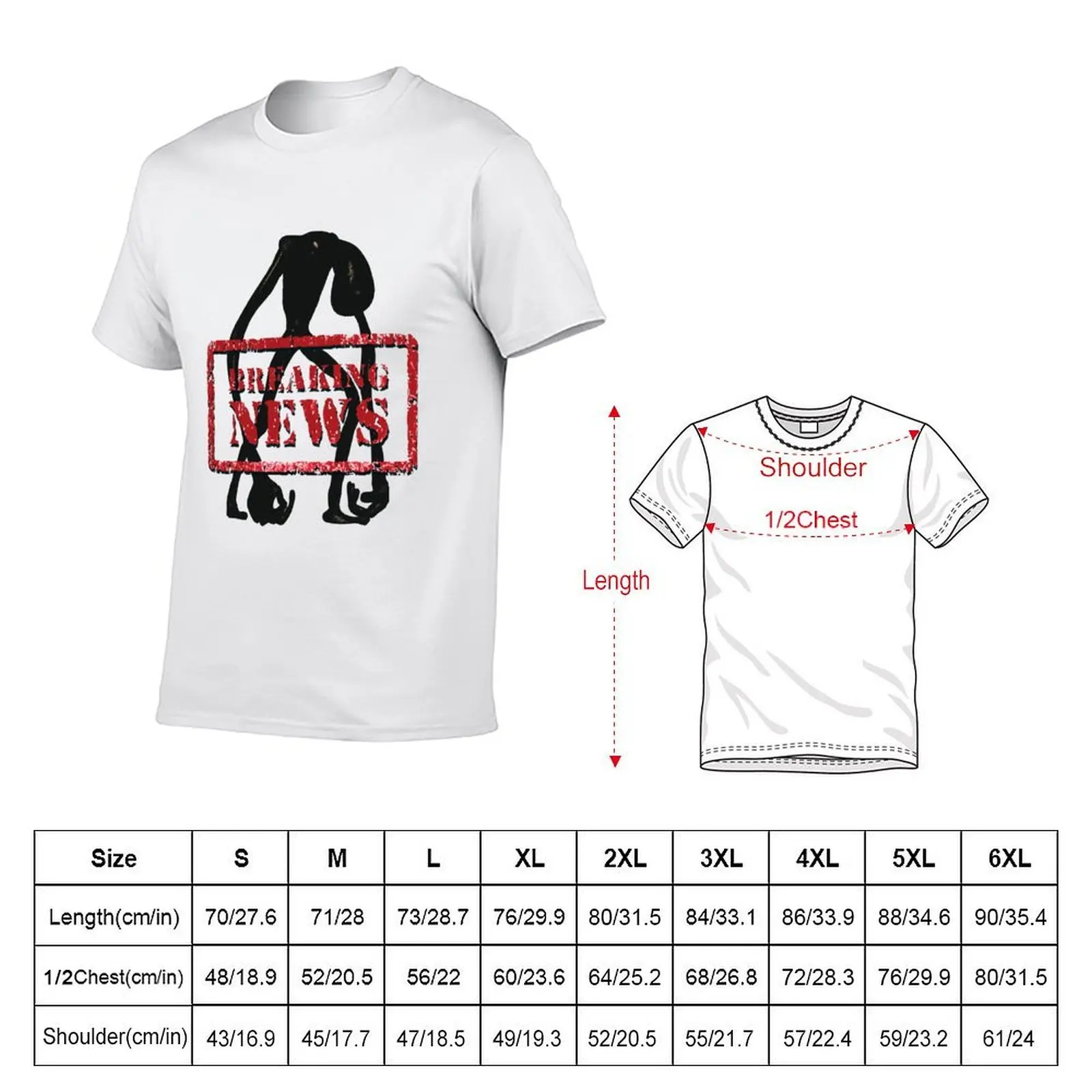 Breaking News Trevor Henderson Humanoid T-Shirt man t shirt graphic man t shirt designer T-Shirt