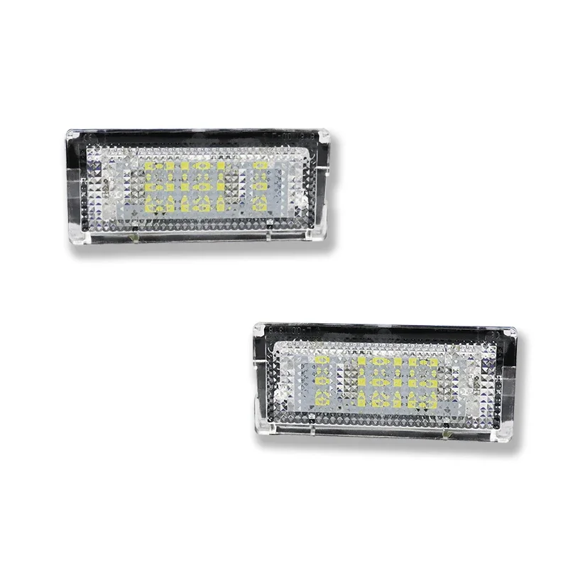 6000K White LED Car License Plate Number Lights Assembly For BMW E46 4D Sedan/5D Touring 3 Series Sedan Touring/Estate/Compact