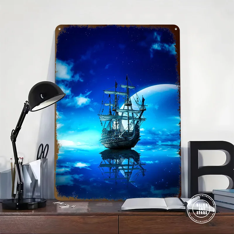 Lost Horizon Poster Customized Vintage Metal Signs Wall Art Retro Tin Plaque for Desk Decor Room Home Decoration Gaming Interior