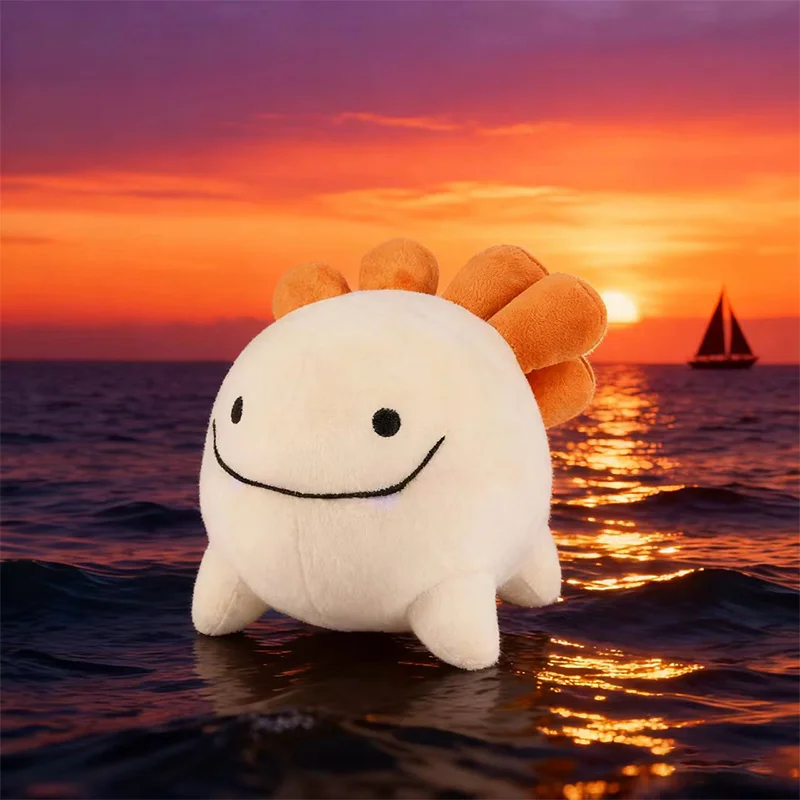 22 سنتيمتر Kawaii أنيمي Deepwoken شاركو لعبة أفخم الكرتون قنديل البحر يبتسم كبير الفم السمندر لينة البحر الحيوان الحياة لعبة طفل هدية #6