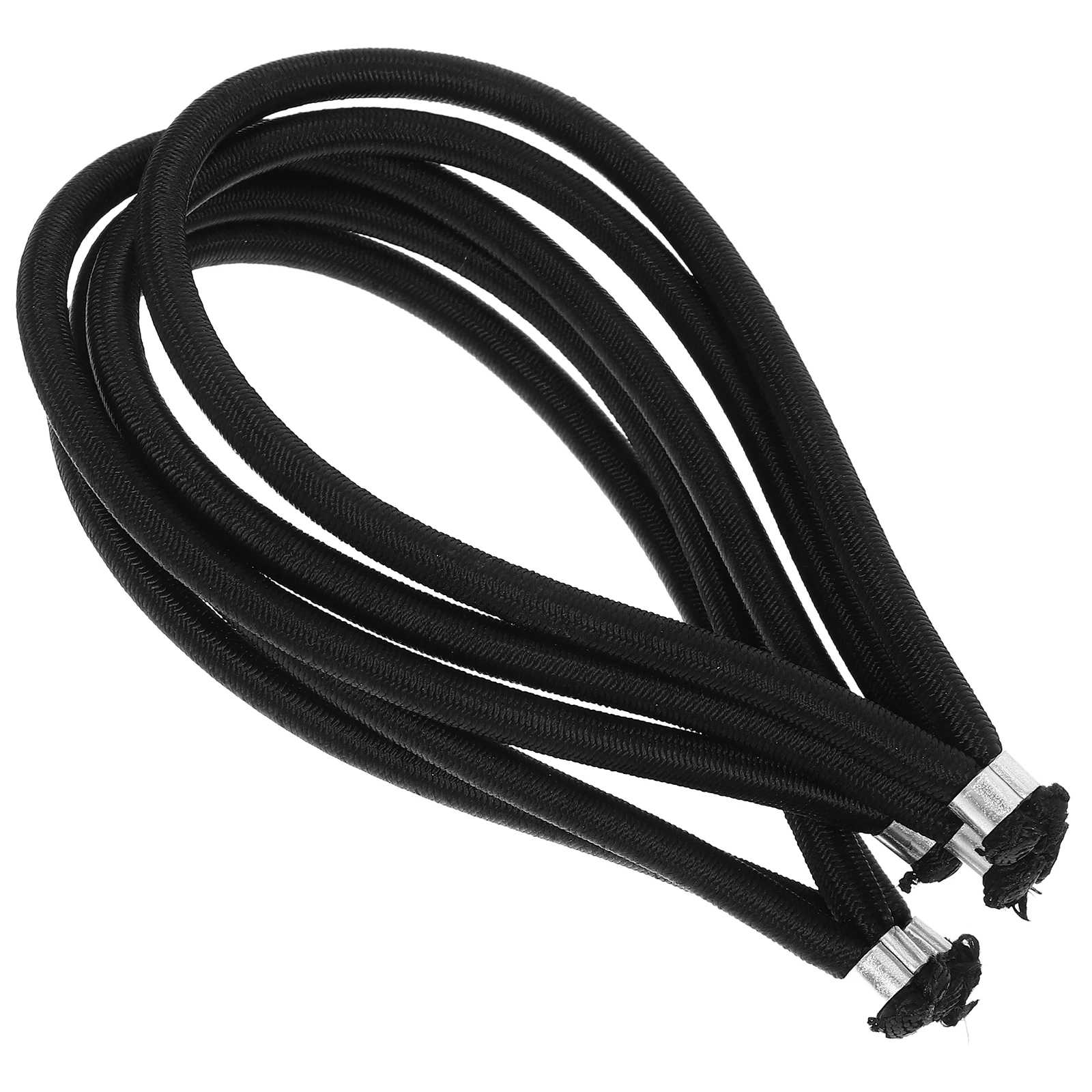 

5pcs Elastic Bungee Ropes Outdoor Reusable Tie Down Straps Fixing Cords for Tent Tarp Canopy Pole Trampoline Durable Heavy Duty