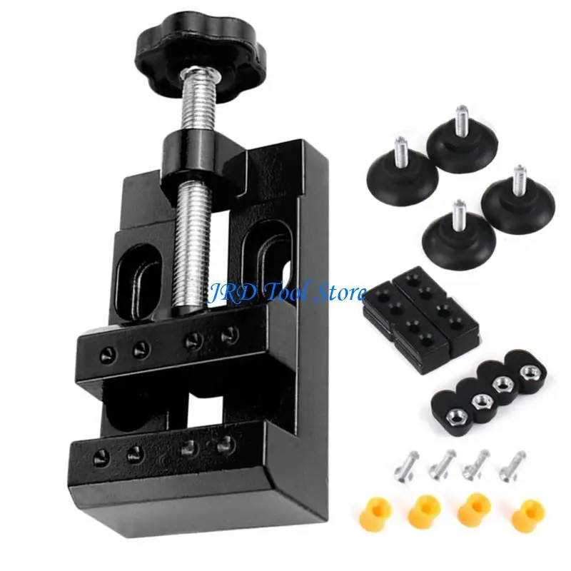 A2UD Lightweight Aluminum Multiuse Table Vise for Sculpting Watchmaking Jewelry Design Tasks