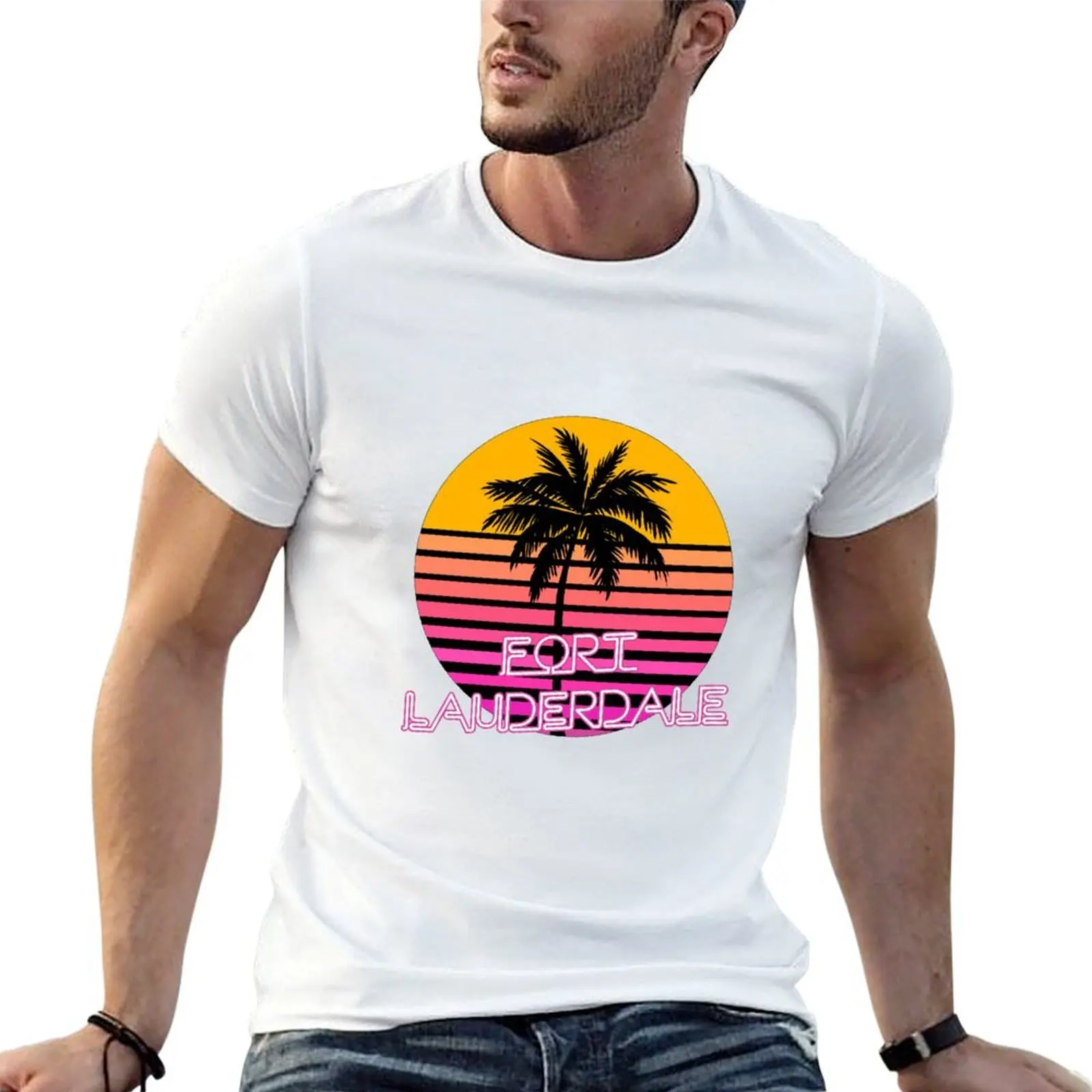 

Fort Lauderdale City Florida Beach Design T-Shirt essential t shirt man t shirt graphic T-Shirt