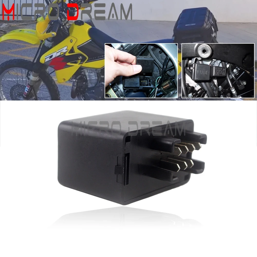 7 Pin 12V Motorcycle Turn Signal LED Indicator Flasher Relay For Suzuki GSXR1300 GSXR750 GSXR600 GSX650F TL1000R DRZ 400S/SM