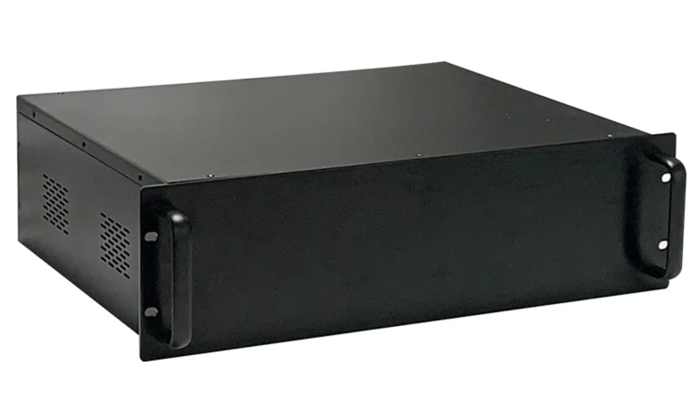 19-inch 1U2U3U4U5U6U Aluminum Industrial Server Chassis Blank Panel Without Holes 200 To 500 Deep