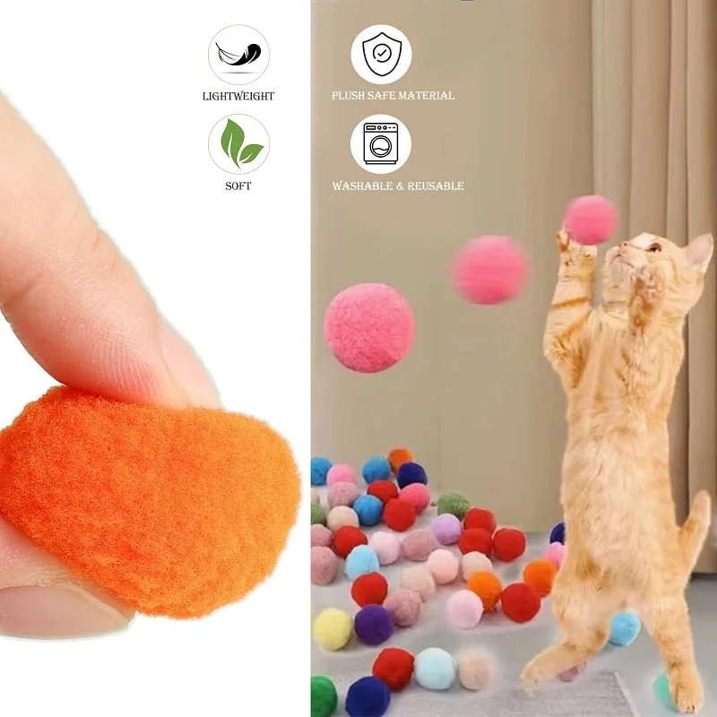 Katze Spielzeug Ball Interaktive Start Training Spielzeug Für Haustier Welpen Hund Kätzchen Kreative Mini Schießen Pistole Spiele Stretch Plüsch Ball Spielzeug – Detail 3