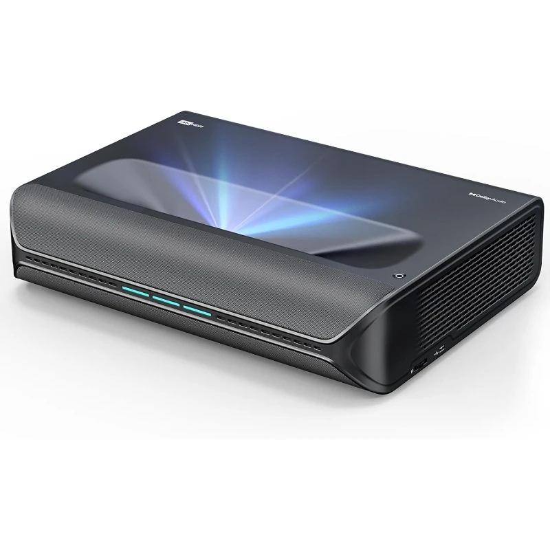 Aurora Pro, Ultra Short Throw 4K Tri-Color Laser Projector,  Dolby Vision  HDR10+, HLG, Active 3D, 60W Speakers, UST Laser TV