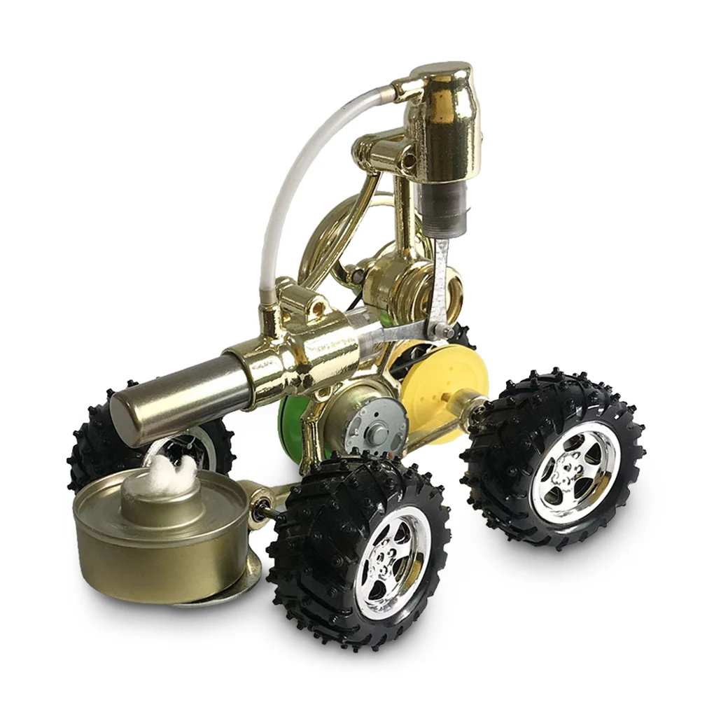 Modèle de moteur métallique pour voiture, accessoires de jouet pour enfants, pour expériences scientifiques et physiques, et pour l'étude de la puissance thermique et de la vapeur