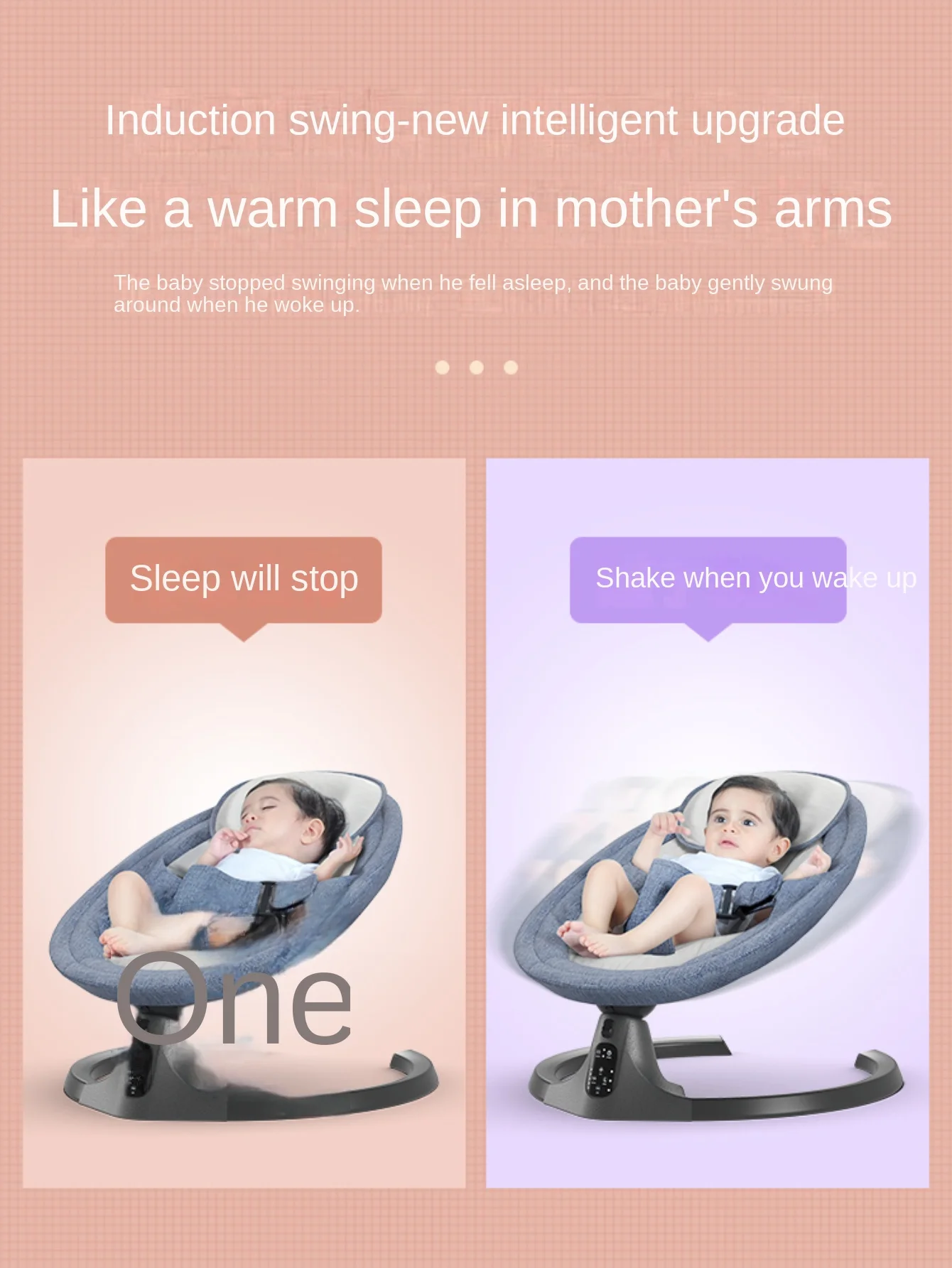 ベビー電動ロッキングチェア,新生児用スリーピングベビーベッド,快適