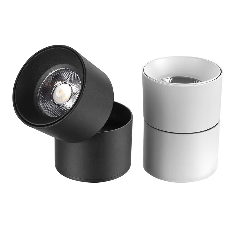 

360° Rotatable 7W 12W Led Ceiling Lamp COB Down Light Surface Mounted LED Spot Lights 220V 230V