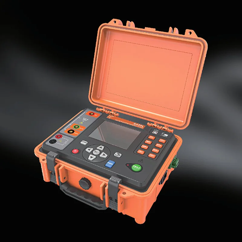F430L/F431L Insulation Resistance Online Monitor Digital Only High Voltage 100V Megohmmeter 0.5 Accuracy 0.1-10A Resistance
