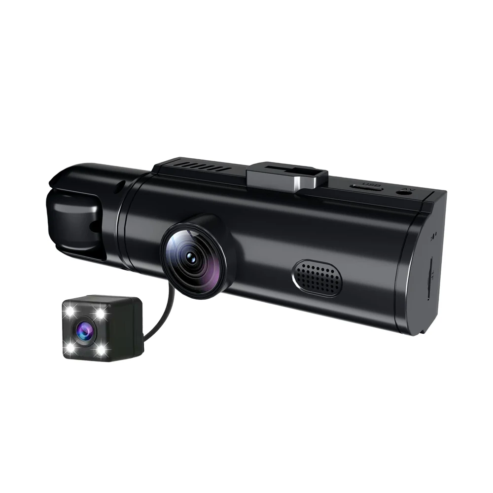 

New 1080P HD Car Cabin Camera Front Camera Inner Camera 2 Channels In 1 Taxi Recorder OEM DVR Rear Cam Optional Car Dashcam