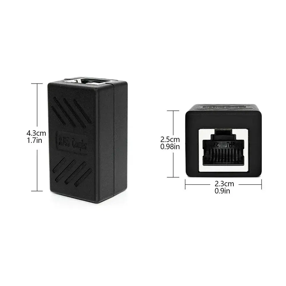 1/5/10/20 stücke RJ45 Koppler Ethernet Kabel Koppler LAN Stecker Cat7 Cat6 Cat5e Ethernet Kabel Extender Adapter Buchse auf Buchse – Detail 10
