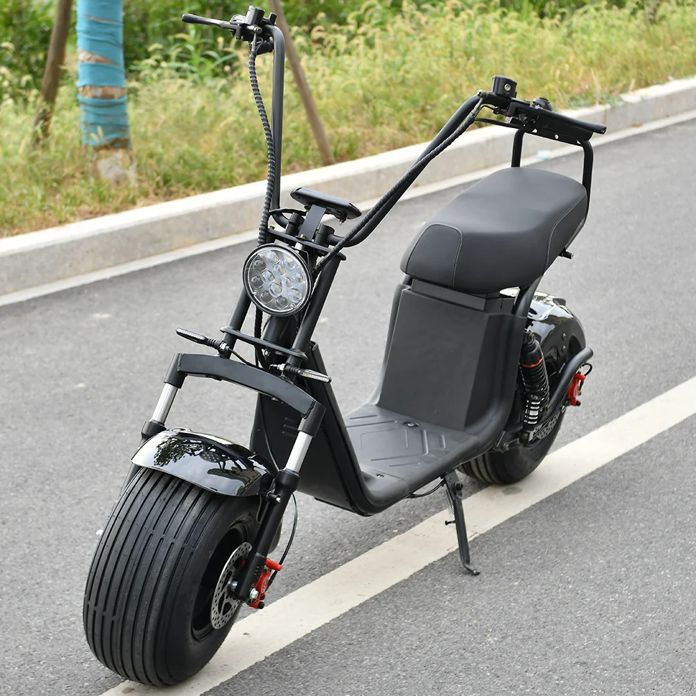 18 Inch Fat Tire Citycoco 3000W Powerful Motor Max Speed 60 KM/H 60V20AH Charging Mileage 35-50KM Electric Scooter USA Stock