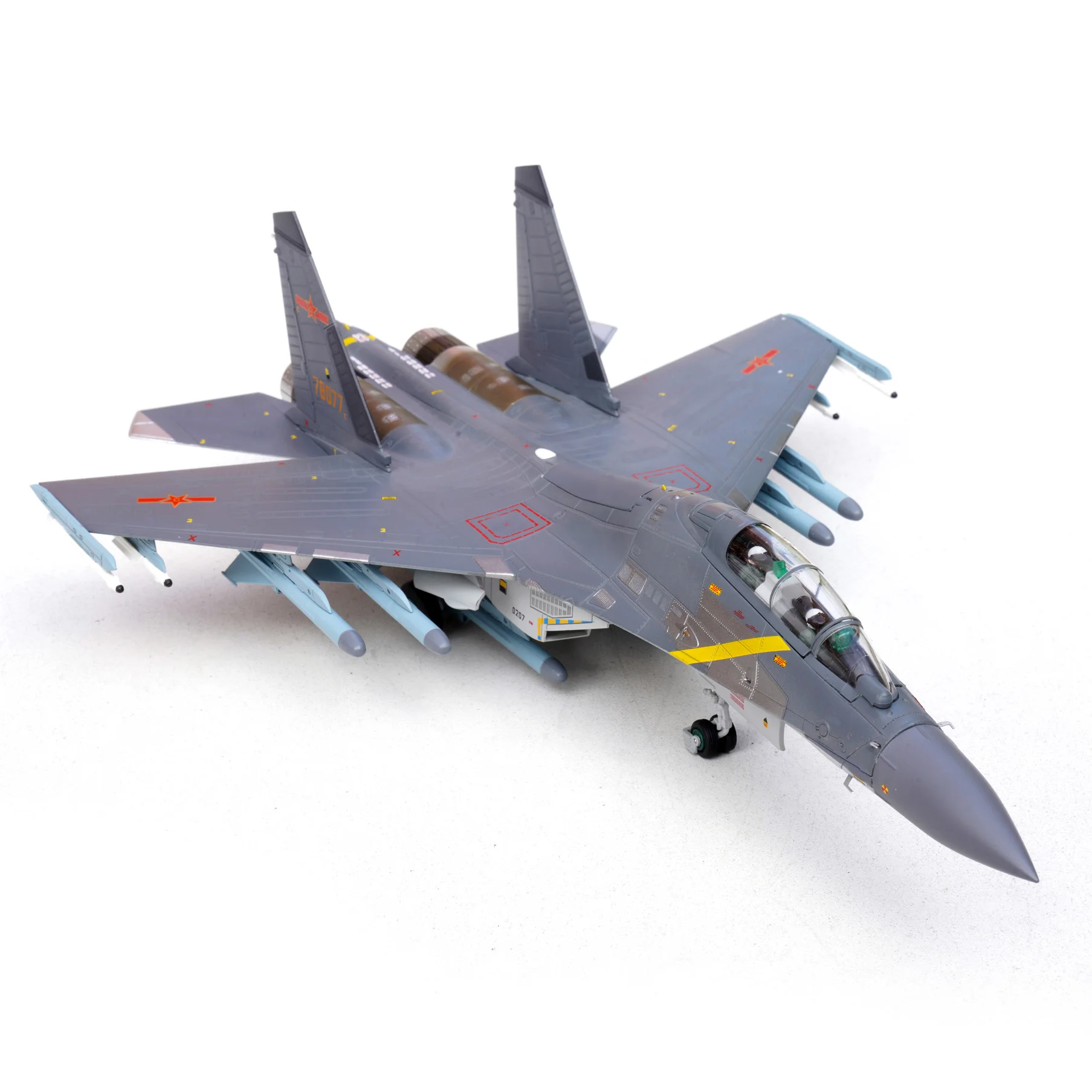 

P14652PB 1/72 Chinese Air Force J-16 Fighter Model # 78077 (90th Anniversary Parade Coating) Alloy Aircraft Model