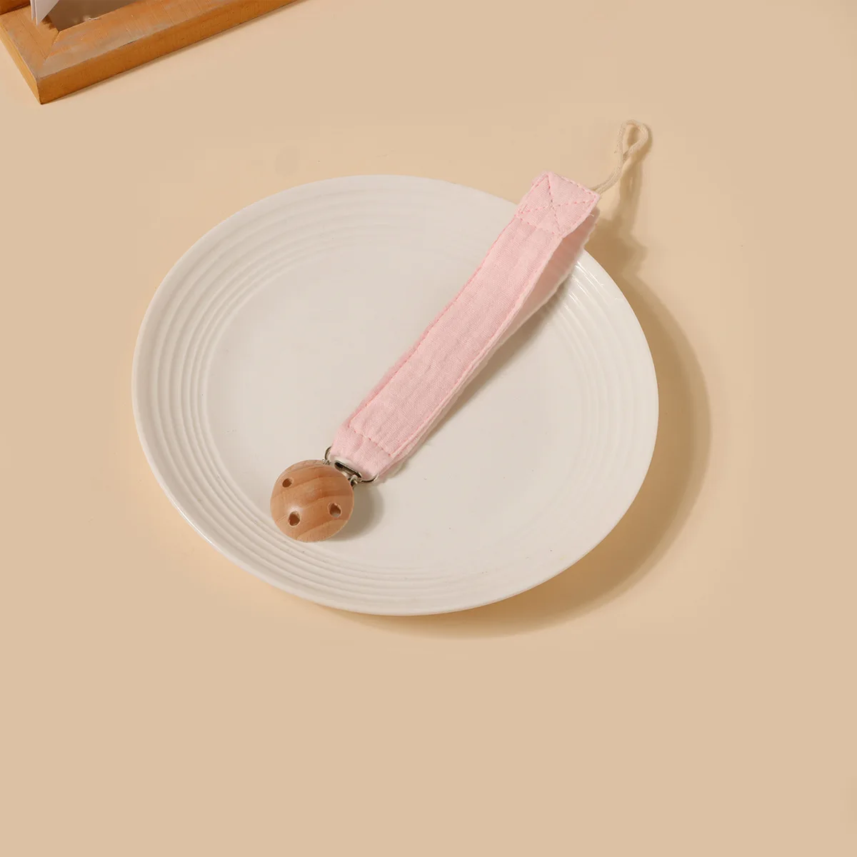 Baby Nette Druck Schnuller Clip Kind Buche Clip Baumwolle Halter Kette Nippel Halterung Halter Für Neugeborene Geschenk Kinder Spielzeug Dummy Clip – Detail 12