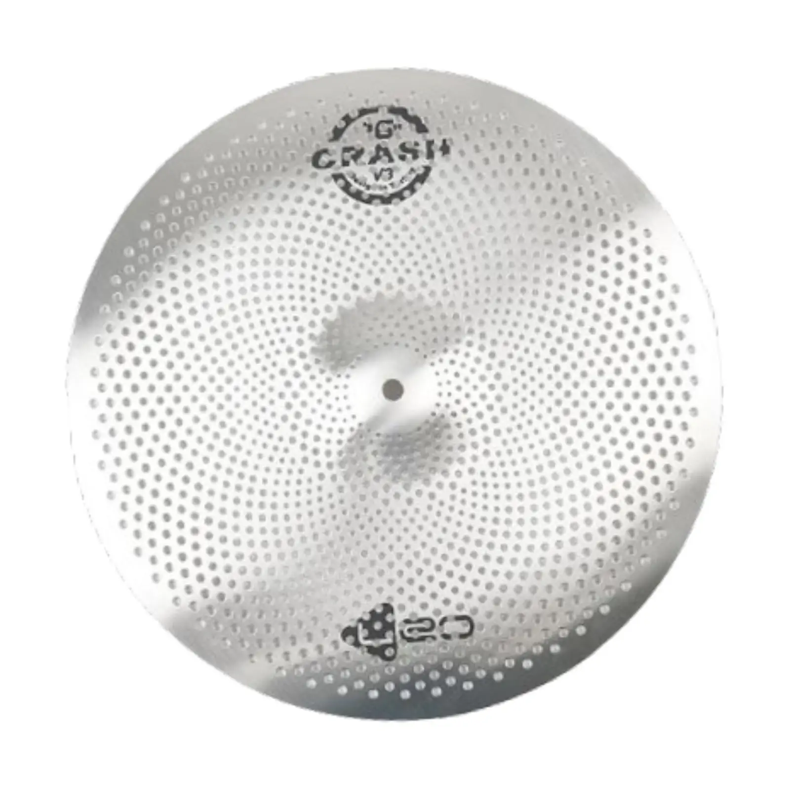Mute Cymbal Alloy Quiet Drumming Practice Tool Sound Reduction Accessory for Drum Set Rehearsal