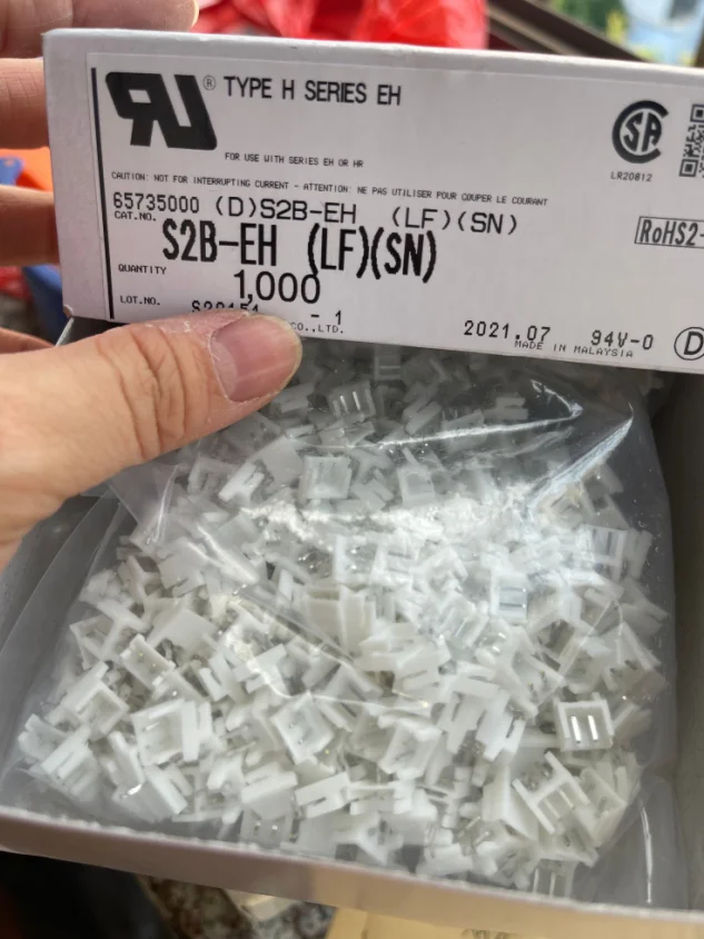 

S2B-EH CONN HEADER EH SIDE 2POS 2.5MM housings S2B-EH(LF)(SN) Connectors terminals housing 100% new and original parts