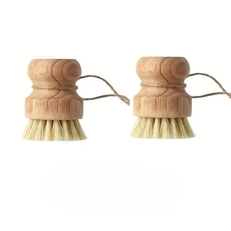 1/2/3pcs Multi-Functional Kitchen Cleaning Brush Set - Effective Dish Brush, Heavy-Duty Pot Brush, Durable Construction