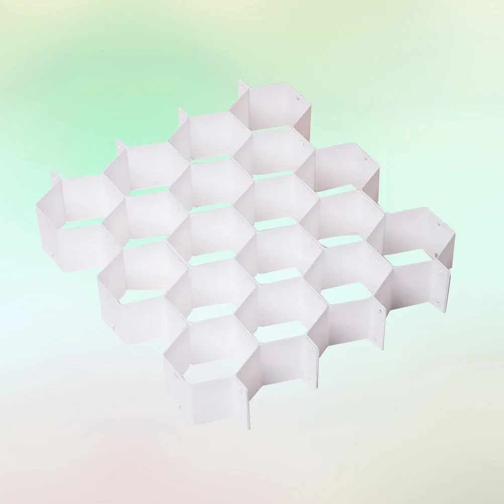 

1pc Honeycomb Storage Partition Drawer Divider Grid ganizer Adjustable Plastic Dividers for Underwear Socks Accessories Office