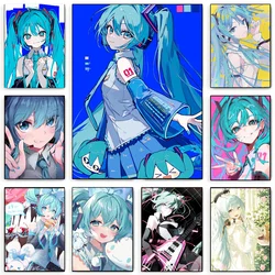 1PC Hatsune Miku Poster Paper Print Home Living Room Bedroom Entrance Bar Restaurant Cafe Art Painting Decoration