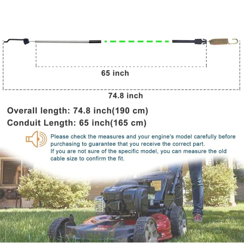 AB66-Traction Cable 120-6244 Drive Control For Toro Timemaster 30Inch Walk-Behind Mower Model Numbers 20199 20200 Gas Lawnmower