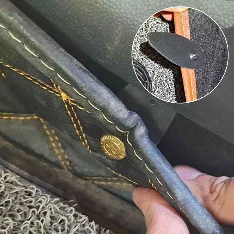 Boucles de fixation pour tapis de voiture, Clips de couture pour bord de porte de voiture, coussinet de repose-pieds de voiture, boucle de fixation latérale antidérapante, fixation automatique pour tapis de sol