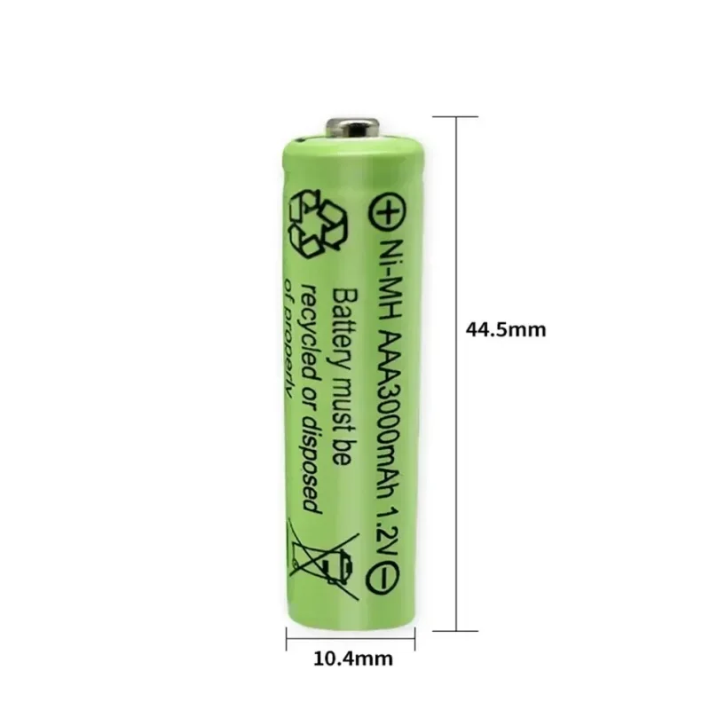 20 PCS AAA 3000mAh 3A 1.2V NiMH Akumulatory do MP3 Zabawki zdalnie sterowane Latarka LED Budzik Zdalnie sterowany nietoperz