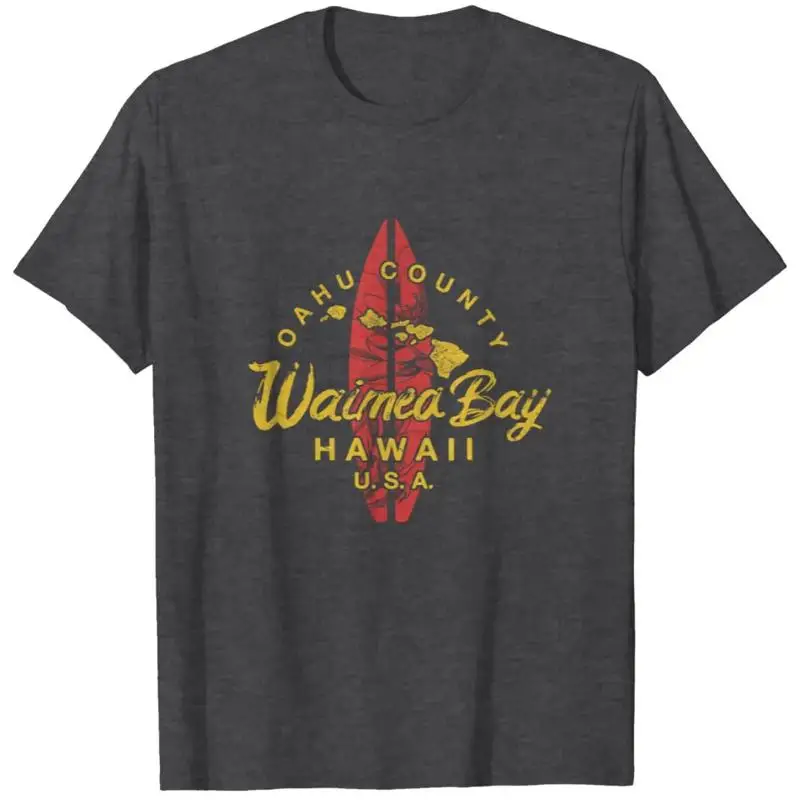Waimea Bay Hawaii hawaiano surf Vintage camiseta S 5XL Multicolor